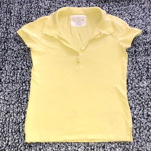 Aeropostale Juniors yellow t-shirt